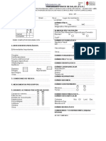 Modelo Certififcado Unico de Salud CUs