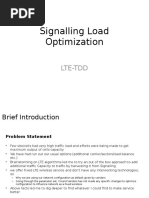 Signalling Load Optimization