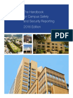 The Handbook For Campus Safety and Security Reporting 2016 Edition