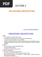 LECTURE 2 Pre-Historic Archtecture