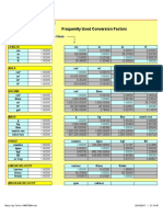 Utilities Conv. Factors