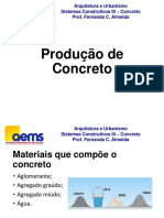 Aula 4 - Produção de Concreto