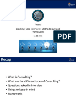 Case Interview Frameworks - Consig - SJMSOM IIT Bombay PDF