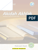 Buku Aqidah Akhlak Kelas 12