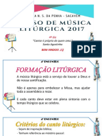 4º Dia Curso de Musica Liturgica Penha