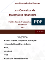 Matemática Aplicada A Finanças