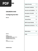 Sinumerik 840D Configuring The NCU: System Overview