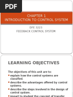 Feedback Control System: Introduction To Control System