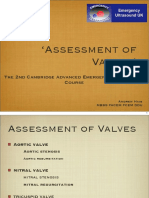 Assessment of Valves': The 2nd Cambridge Advanced Emergency Ultrasound Course