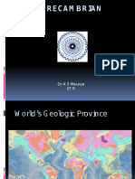 Precambrian Geology of India