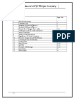 Index:: Mergers and Takeovers of J.P Morgan Company