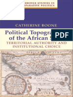 Political Topographies of The African State