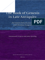 Grypeou & Spurling - The Book of Genesis in Late Antiquity Encounters Between Jewish and Christian Exegesis (2013)