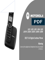 Motorola L601 Cordless Phone L601M