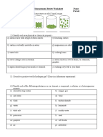 1 H Matter & Measurement RWS