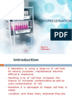 CRYOPRESERVATION