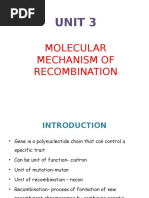 Unit 3 Recombination