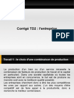 Corrigé TD2 Entreprise