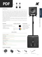 Description: Small Format, Multi-Use Powered System With 12" Coaxial Speakers