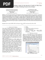 Generalization Index: Defining A Metric For The Detection of Smells in UML Class Diagrams in Eclipse Modeling Framework in Eclipse