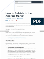 How To Publish To The Android Market