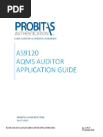 AS9120 AQMS Auditor Application User Guide