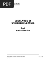 Ventilation of Underground Mines