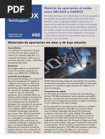 060 TS SSAB Plate Consumables For The Welding of Weldox and Hardox Steels ES