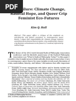 No Failure Climate Change Radical Hope A PDF