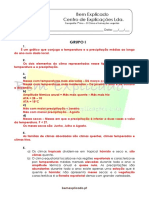 B.1 Teste Diagnóstico O Clima Formações Vegetais 2 Soluções