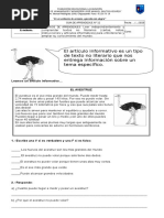 Artículo Informativo