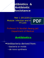 Antibiotics & Antibiotic Resistance