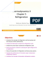 Thermodynamics II Refrigeration: Mohsin Mohd Sies