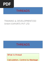 Threads: Training & Development/Od Shahi Exports PVT LTD