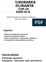 Curs Tulburare Deliranta STD MG