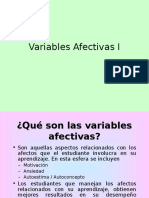 Variables Afectivas 