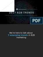 LinkedIn B2B Marketing Trends - Released 3.10.17