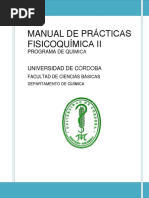 Manual Practicas Fisicoquimica II