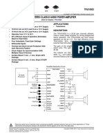 Amplificador de Audio TPA3100D2 PDF