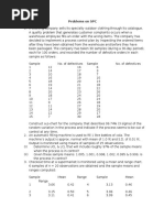 Exercises On SPC