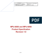 MPU-6050 Product Specification PDF