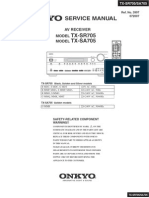 Onkyo TX-SR705 Service Manual