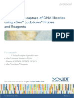 Protocol Hybridization Capture of Dna Libraries Using Xgen Lockdown Probes and Reagents Version 3