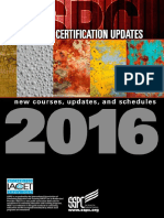 Training & Certification Updates