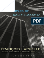 François Laruelle - Principles of Non-Philosophy