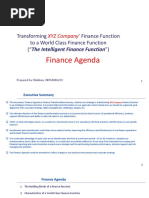 Finance Agenda