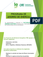 Programa de Ahorro de Energia