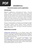 Numerical Analysis and Its Application Ass Gill