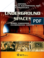 Underground Spaces - Design, Engrg., Environ. Aspects - C. Brebbia, Et. Al., (WIT, 2008)