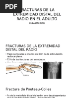 Fracturas de La Extremidad Distal Del Radio en